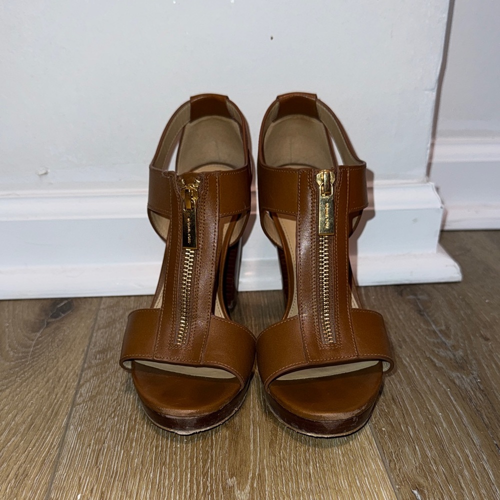 Michael Kors platform t-strap sandals